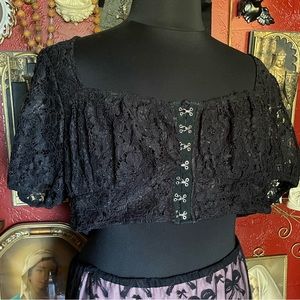 PLT peasant corset top